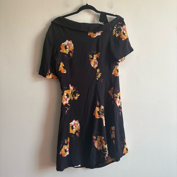 A.L.C Sz 6 Susana Silk Floral Cottagecore Feminie Cut Out Mini Dress - Picture 5 of 11